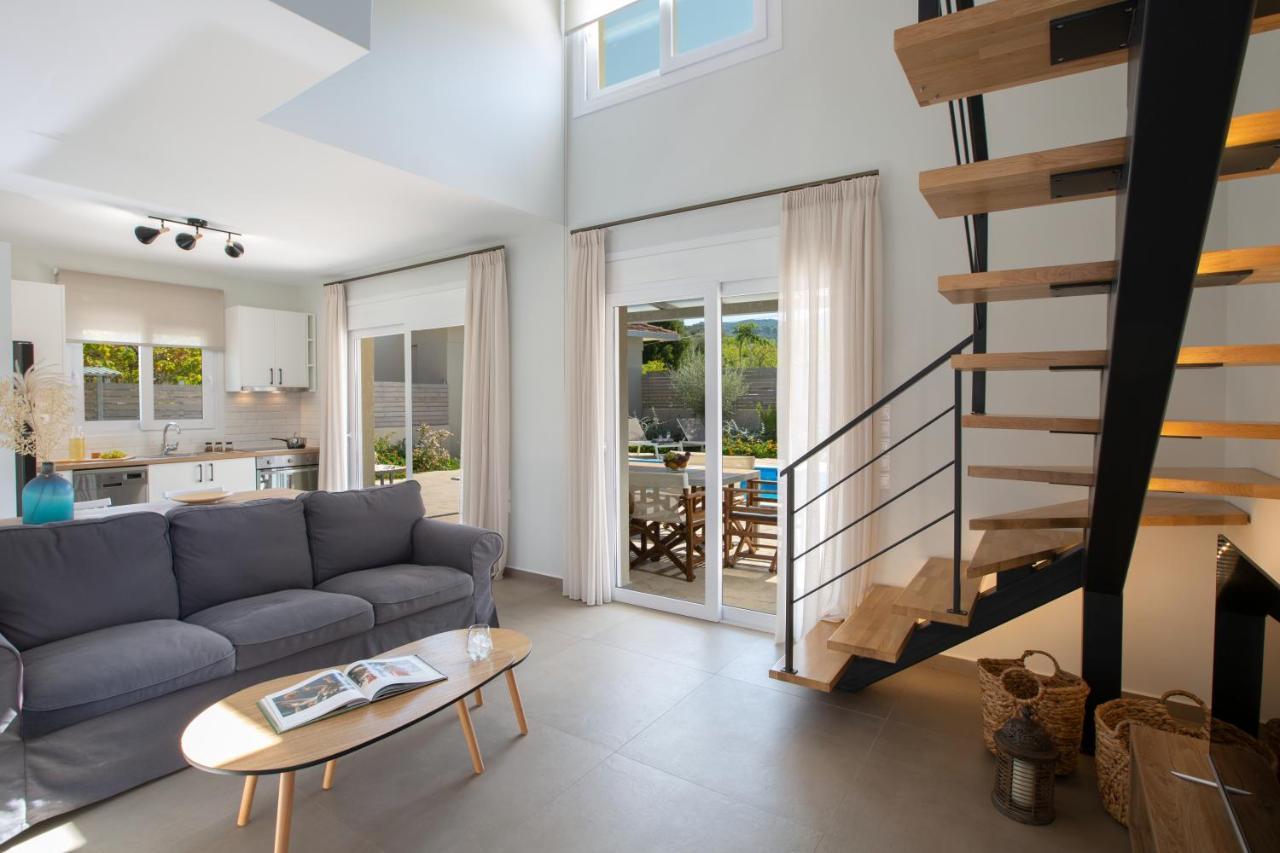 Grappolo Lefkada Villas - Vilana Ideal For Families And Small Groups Apolpaina Eksteriør bilde